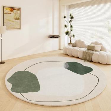 Imagem de Tapetes para quarto, macios e fofos, para vestiário, leves, luxuosos, para decoração de sala de estar, abstratos e grossos (200x200 cm/A)