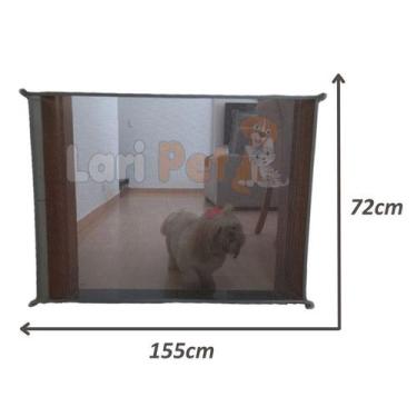 Imagem de Cerca Tela para Cachorros Cães Pet Divisoria de Ambientes para Portas 