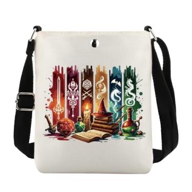 Imagem de Lywjyb Birdgot Bolsa transversal para jogos de videogame, presente personalizado para jogadores de mesa e dados personalizados, Dice Xk, Casual