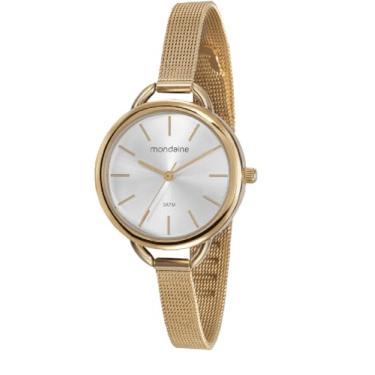 Imagem de Relógio MONDAINE feminino esteira dourado 53612LPMVDE1