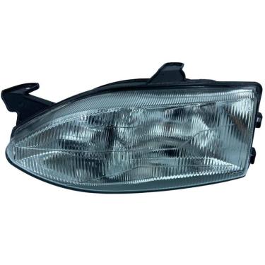 Imagem de Farol Palio Weekend G1 Cromado Foco Duplo Vidro 96 Á 00 Esquerdo/Motorista