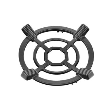 Imagem de ＫＬＫＣＭＳ Suporte para panela em ferro fundido, resistente, antiderrapante, para fogão a gás, suporte para panela pequena, Redondo