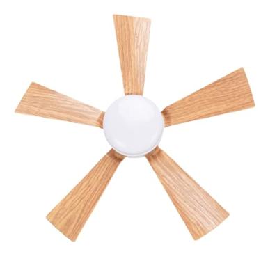 Imagem de Asixxsix Ventilador de Teto Com Ventilador de Teto de Montagem Leve e Nivelado Com Controle Remoto e Temporizador, 3 Velocidades LED Diminuídas, para o Quarto da Sala da Sala. (L 40W)