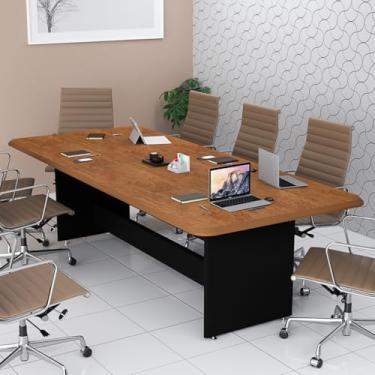 Imagem de Mesa Para Sala De Reunião Escritório 8 Lugares Em MDF