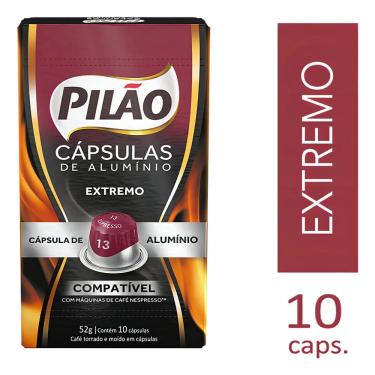 Imagem de Café Pilão Nespresso 13 Extremo 10 Cápsulas