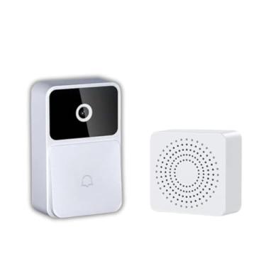Imagem de Campainha Inteligente Wi-Fi com Câmera HD – Interfone Sem Fio, Áudio Bidirecional, Acesso Remoto via App, Segurança Residencial