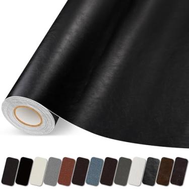 Imagem de Lifenion Patch de reparação de couro, fita autoadesiva de reparação de couro, grande kit de patch de vinil para sofás, sofá, móveis, assentos de carro, cadeiras de escritório, armários, bolsas