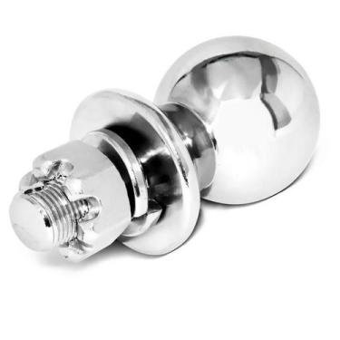 Imagem de Bola de Engate Reboque Cromada de 50mm Esfera Em Aço Universal - Pingo