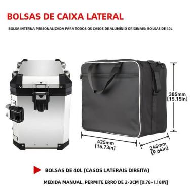 Imagem de Bolsa De Sela Interna Para Motocicleta BMW R1200GS F800GS Adv R1250GS 