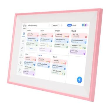 Imagem de Asixxsix 10.1 Polegada Calendário Digital Inteligente, HD Touchscreen Family Planner & Calendário Com Chore Chart & Planejador de Refeição, Display Interativo Smart Family Planner,