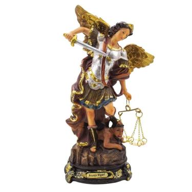 Imagem de Imagem São Miguel Arcanjo Balança Importado Resina 22 Cm