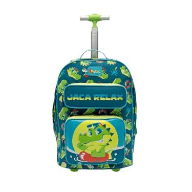 Imagem de PUKET - Mochila Grande com Rodinha Puket Menino Jacaré Relax