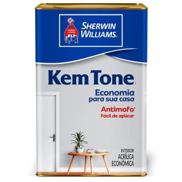 Imagem de Tinta ACR Kemtone Branco Fosco Sherwin Williams 18L