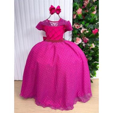 Imagem de Vestido Longo Pink Giovanella para Crianças, Persian rose, 12