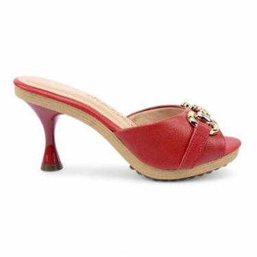 Imagem de Tamanco Tchocco Salto Taça Detalhe Corrente-Feminino