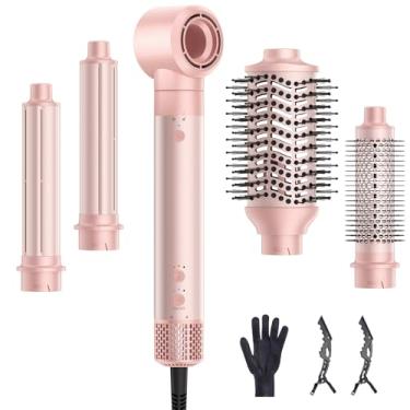 Imagem de HydraStyl Modelador de ar quente 5 em 1, escova para secador de cabelo com modelador automático, modelador de secador de cabelo de alta velocidade de 110.000 RPM, estilo sem frizz para todos os tipos