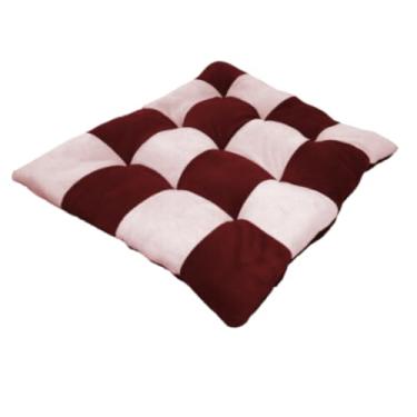 Imagem de Cama Pet 1x1 Metro Confortável Colchonete para Cachorro Grande (ROSA/VINHO)