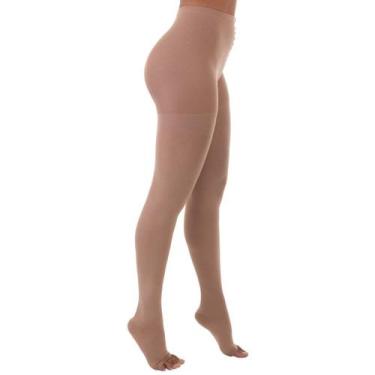 Imagem de Meia-Calça Comfortline Venosan - Longa - 30-40mmHg - Pé Aberto - Bege 