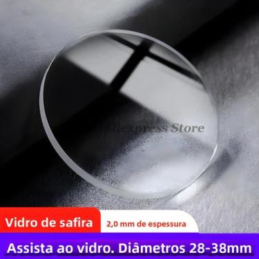 Imagem de Substituição De Vidro De Relógio De Safira Transparente, Plano, 20mm D