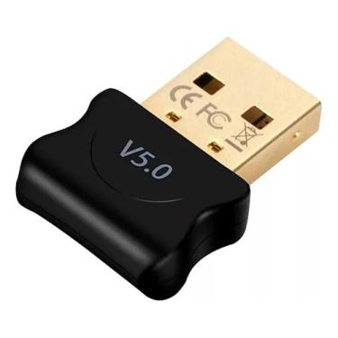 Imagem de Adaptador Bluetooth 5.0 USB Receptor Dongle para PC, Notebook e Computador – Conecte Fone de Ouvido, Teclado, Mouse, Gamepad e Impressora – Compatível com Windows e Linux - Premium