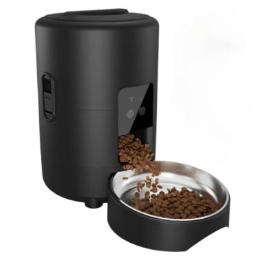 Imagem de Alimentador AutomáTico, Alimentador AutomáTico Inteligente com Wifi para CãEs e Gatos, Distribuidor de RaçãO para CãEs (2 L)