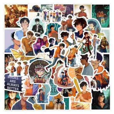 Imagem de 60pcs Percy Jackson Movie Stickers for Kids, Cute Water Bottle Stickers for Kids Waterproof, Vinyl Laptop Kid Sticker Pack (Pink)
