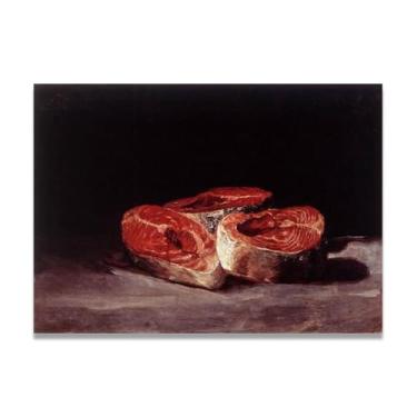 Imagem de Stacked TogetherFrancisco De Goya Impressão em tela romântica espanhola - Obra-prima do influente pintor romântico 20 x 28 cm emoldurado