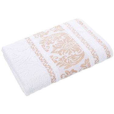 Imagem de Toalha Banhão Gigante 80x160 cm Ibiza CavHome 450 gr Algodão Jacquard Alta Absorção Branco
