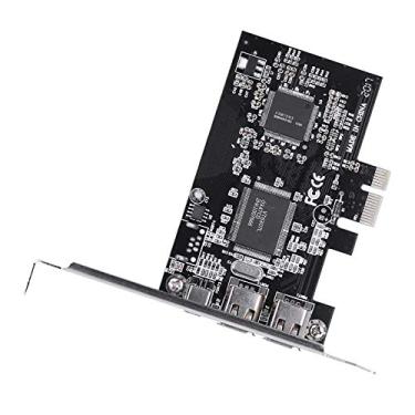 Imagem de SPYMINNPOO Placa Controladora PCIe FireWire 1394b, Transferência de Dados de Alta Velocidade de 800 Mbps para Dispositivos de áudio e Vídeo, Compatível Com Filmadoras Mac DV, Armazenamento Externo