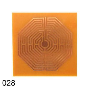 Imagem de Gráfico Labirinto D amiens para Radiestesia, em Fenolite com Cobre 028