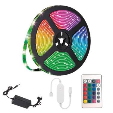 Imagem de Fita de Led 5 metros Smart Wi-fi Rgb Inteligente compativel com Alexa Google + Fonte