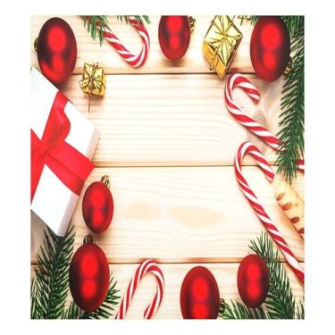 Imagem de SEHANY Capa magnética de bola de Natal, adesivos magnéticos de decoração de Natal antiarranhões para painel de geladeira e lava-louças, decoração de Natal de cozinha doméstica 58 x 66 cm