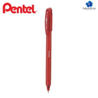Imagem de Caneta Gel EnerGel Makkuro PENTEL 0.5 mm, Vermelho