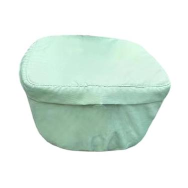 Imagem de harayaa Capa protetora de nylon elástico à prova de poeira para cesta de bicicleta elétrica, ideal para camping, cidade, praia e compras, Verde