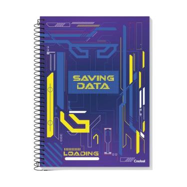 Imagem de Caderno Espiral Universitário Capa Dura 1 Matéria 96f My Collection Credeal Estampa 8