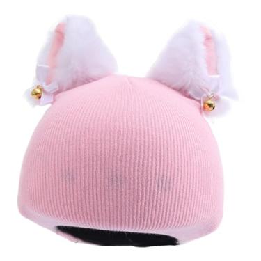 Imagem de Vaveren Capa para capacete de esqui com estampa de desenho animado, macia, quente e ao vento, ideal para esportes de inverno ao ar livre, Rosa