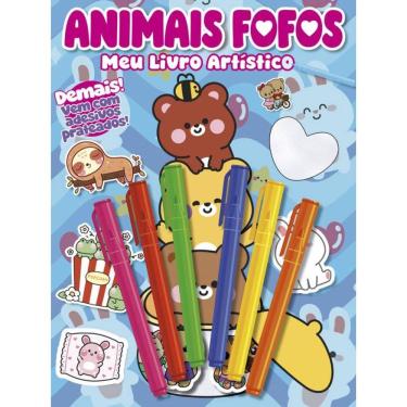 Imagem de Animais Fofos Meu Livro Artístico