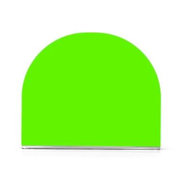 Imagem de Porta-guardanapos de acrílico verde brilhante, suporte de guardanapo decorativo em forma de U, suporte de guardanapo vertical