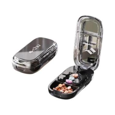 Imagem de Cortador De Comprimidos Ajustável 3 Em 1, Divisor De Comprimidos Preci