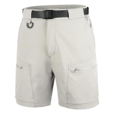 Imagem de Shorts Cargo Masculinos para Senderismo FREE SOLDIER en Piedra con Cin