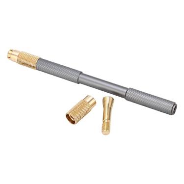 Imagem de Alça Spudger, ampla aplicação, alça ergonômica, operação fácil, liga de alumínio para remover o spudger da fonte de alimentação, ferramentas elétricas e eletrônicas de cabeça dupla, universal, (cinza)