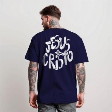 Imagem de Camiseta Street Wear JESUS CRISTO DIVERSE ESTILOS Camisa Manfinity Mas