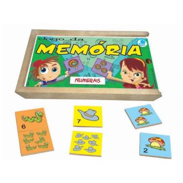 Imagem de Jogo da Memória Infantil Numerais - Simque