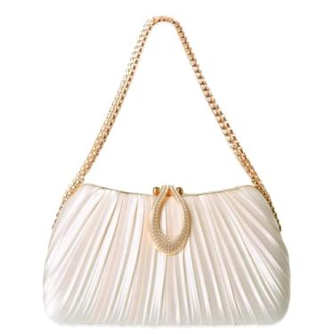 Imagem de Bolsas clutch para mulheres, elegante bolsa noturna brilhante, bolsa dourada para galas de casamento, noites de formatura, coquetéis e eventos formais