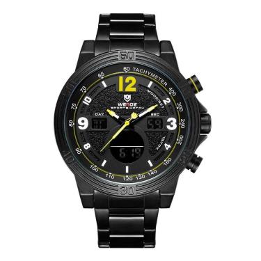 Imagem de Relógio Weide Masculino Ref: Wh6908b A10427 Anadigi Black