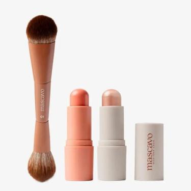 Imagem de Kit Mascavo Hibiscus Glow & Go Trio