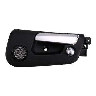 Imagem de Maçaneta interna porta do carro Maçanetas internas da porta lateral compatível com Ssangyong Kyron Actyon/Sports 2005-2007 /Roewe W5 2011-2014(Black Silver B)