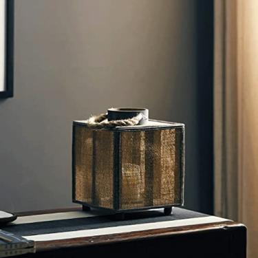 Imagem de Castiçal vintage velas movidas a bateria decoração de mesa castiçais para jantar, sala de estar, cozinha, sala de jantar, vela mesa