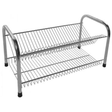 Imagem de Escorredor de Pratos Tubular 2 Andares 30 Pratos - ARAMEFER