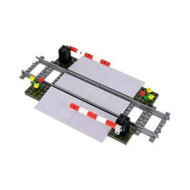 Imagem de Conjunto De Blocos De Montar De Trem Da Cidade MOC Para Crianças, Brin